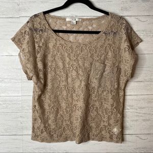 🌈 XXI lace blouse